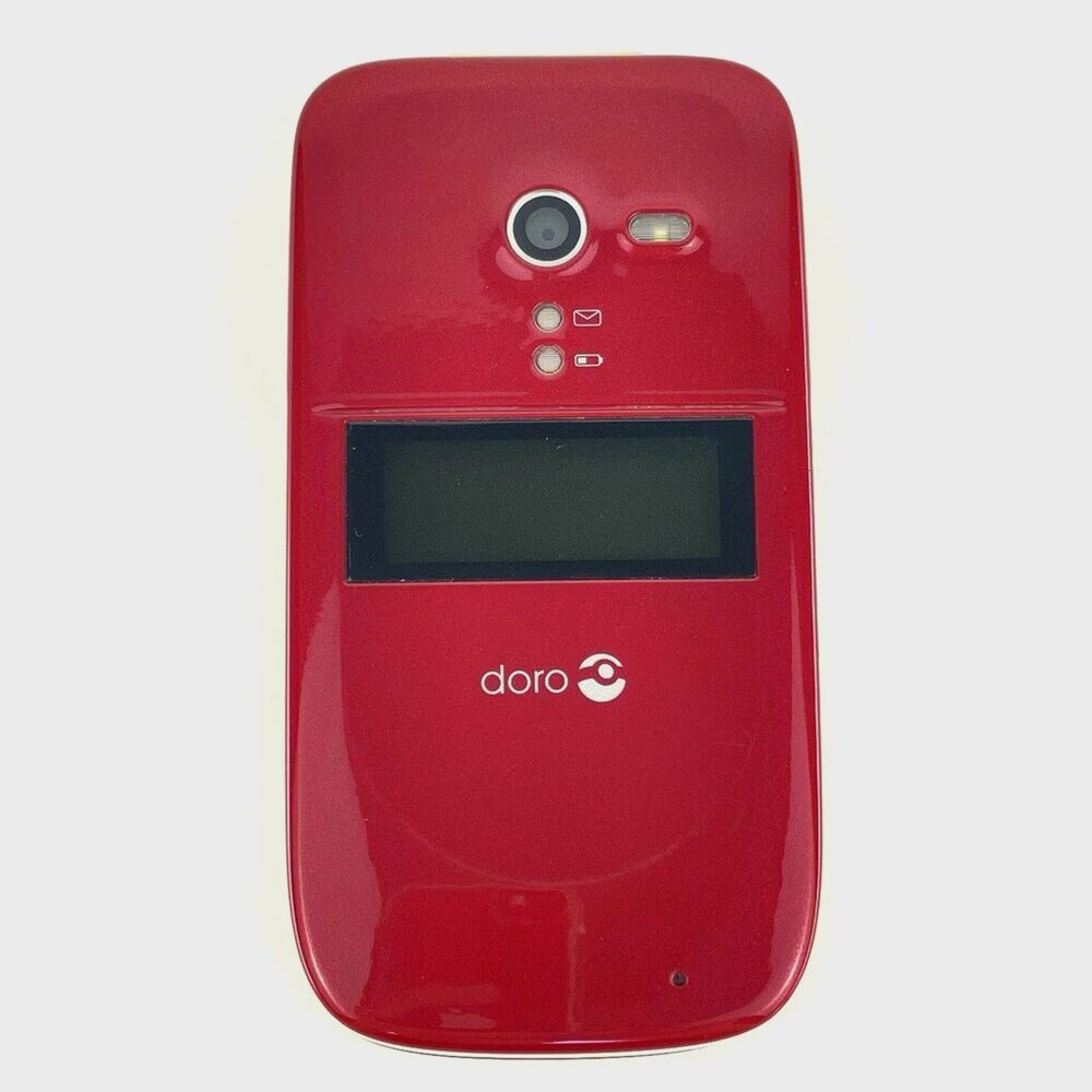 Doro PhoneEasy 626 Flip Phone Red - Not Working | For Parts